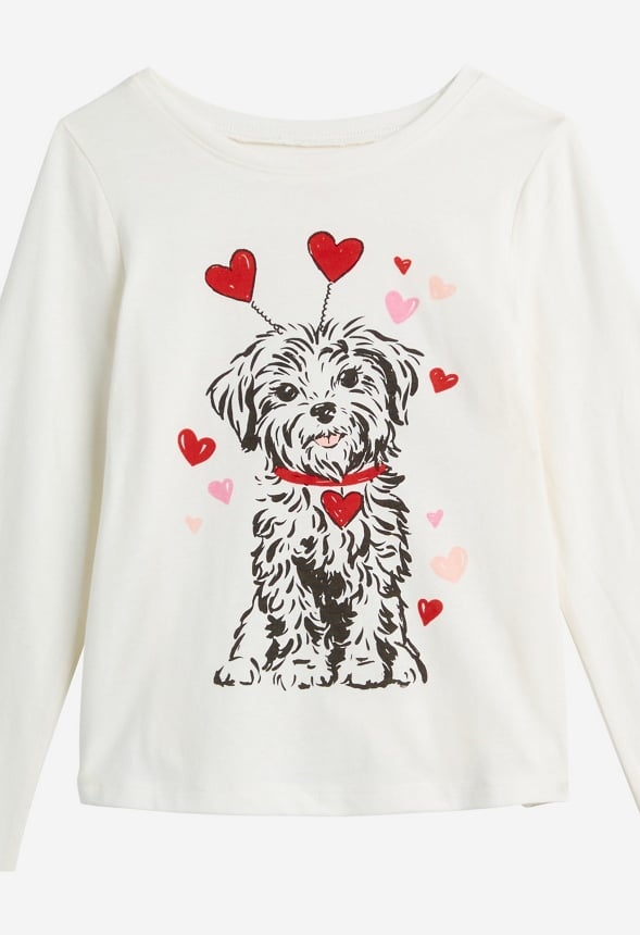 Love Pup Tee White