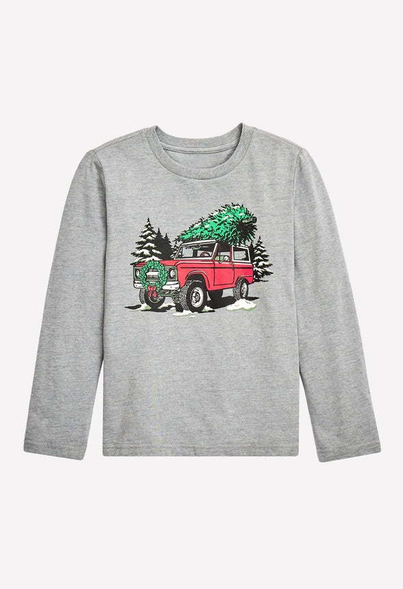 Retro Truck Tee Grey Truck