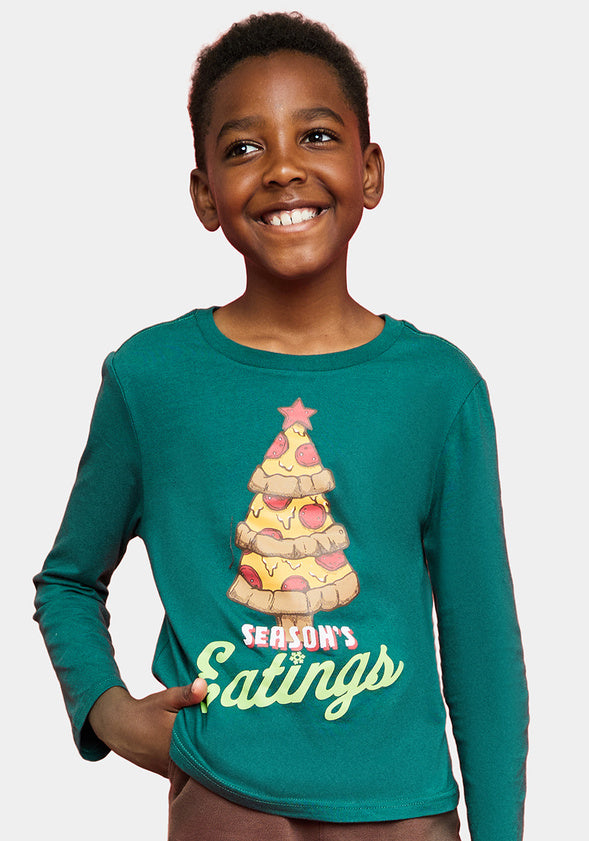 Season's Eatings Tee Green
