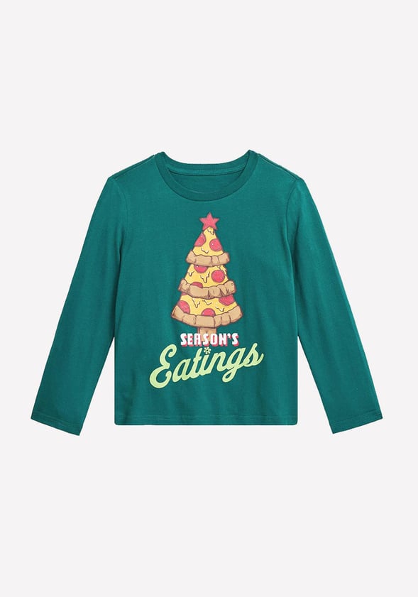 Season's Eatings Tee Green