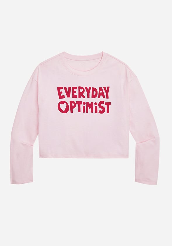Everyday Optimist Tee Pink