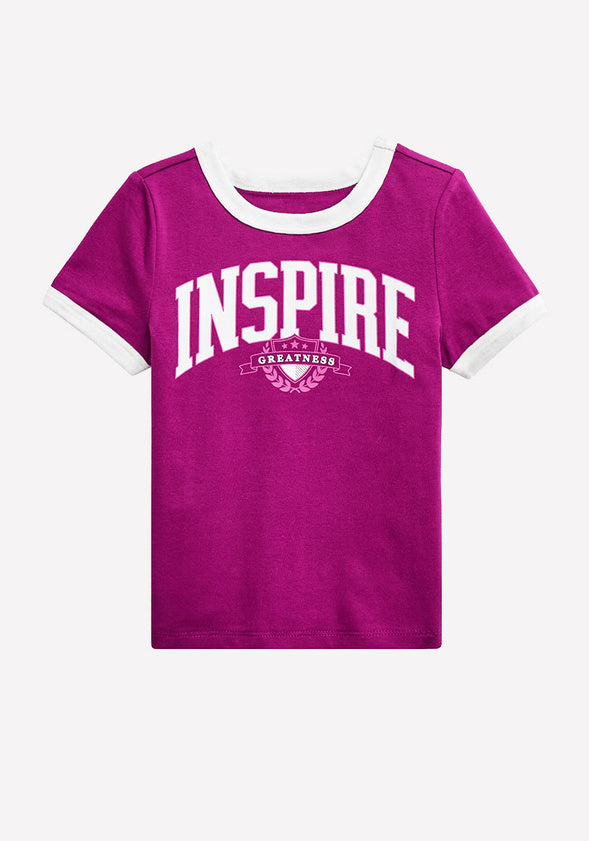 Inspire Baby Tee Magenta