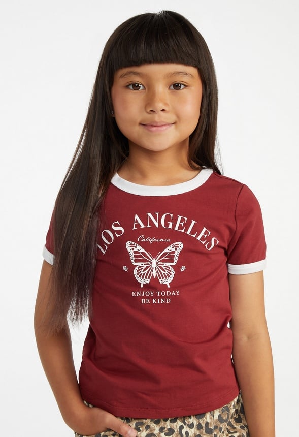 Ringer Baby Tee Red