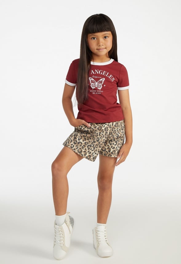 Ringer Baby Tee Red