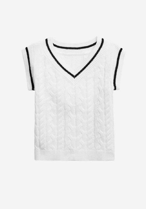 Sweater Vest Cream