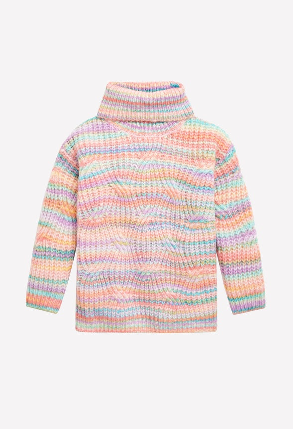 Funnel Neck Sweater Pink