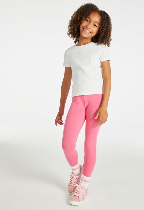 Ribbed Baby Tee White