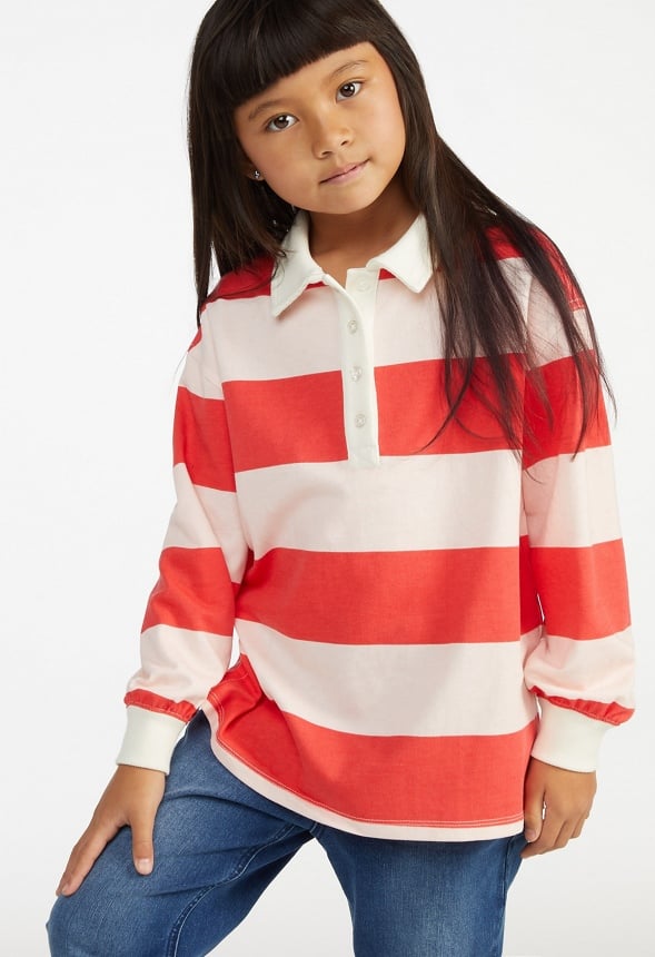 Oversized Tunic Polo Red