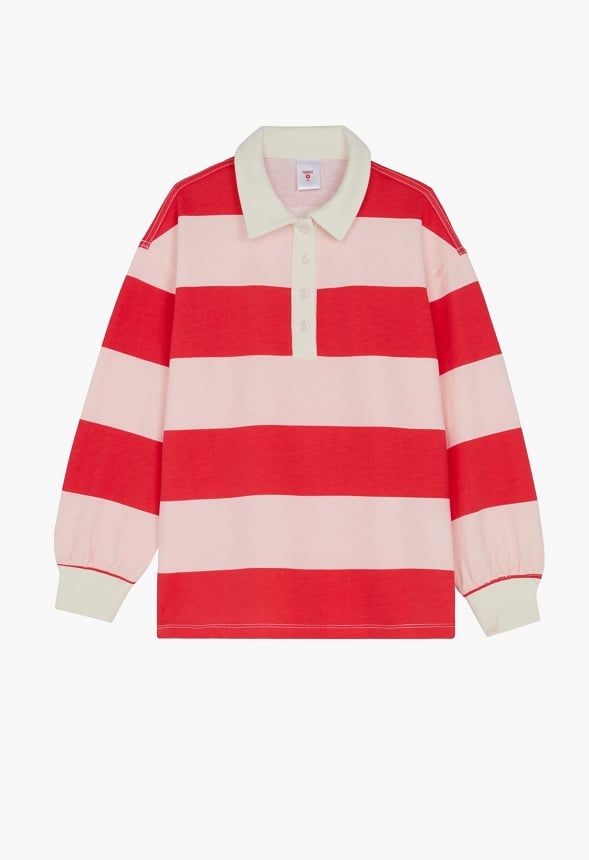 Oversized Tunic Polo Red