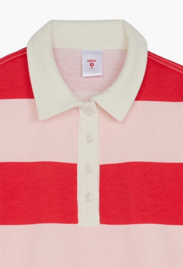 Oversized Tunic Polo Red